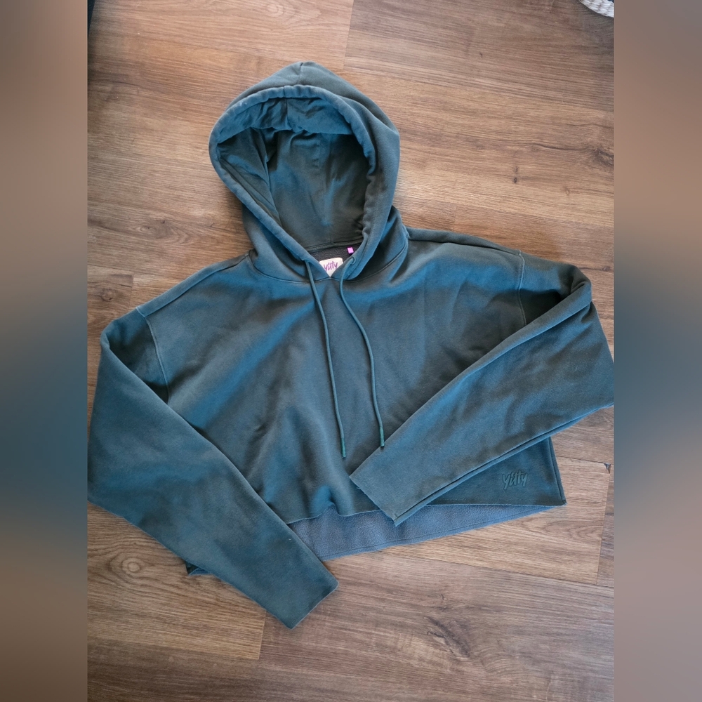 Yitty Cozy Fleece Every Day Cropped Hoodie